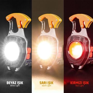 ROX Outdoor Çakmak Fonksiyonlu Kamp Feneri 500 Lümen