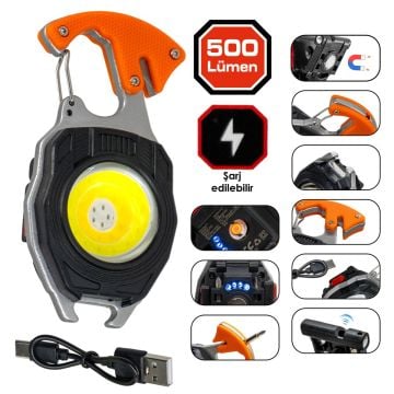ROX Outdoor Çakmak Fonksiyonlu Kamp Feneri 500 Lümen