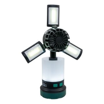 ROX Şarjlı Çok Fonksiyonlu Fanlı Outdoor Kamp Feneri 350 Lümen (153ROX0218)