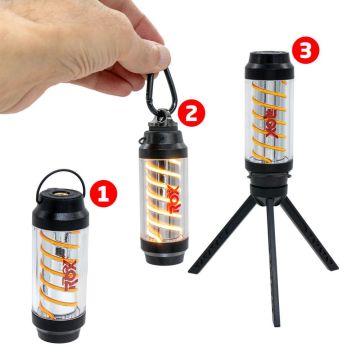 ROX Outdoor Ambiyans Işıklı Şarjlı Kamp Feneri 360 Lümen