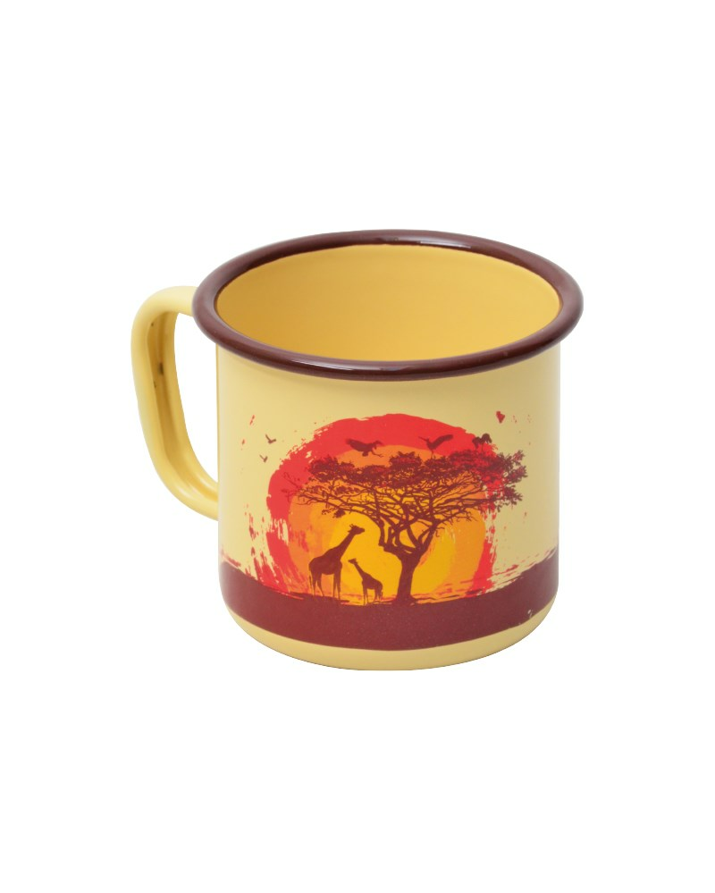 NURGAZ Campout Emaye Kupa Krem