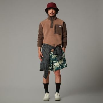 THE NORTH FACE Erkek Yumiori 1/4 Fermuarlı Polar Mont Latte