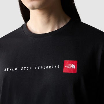 THE NORTH FACE Erkek Never Stop Exploring Tişört Siyah