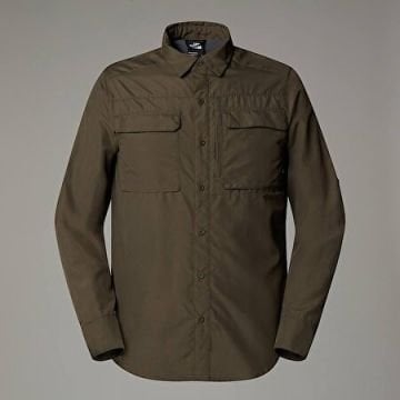 THE NORTH FACE Sequoia Uzun Kollu Erkek Outdoor Gömlek Haki
